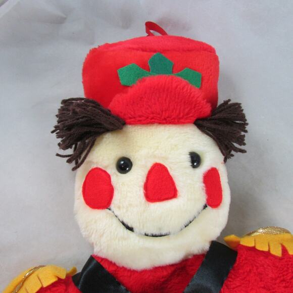 Toy Soldier Plush Christmas Stocking Christmas Decor Plushie 22" Santas Best - Picture 2 of 7